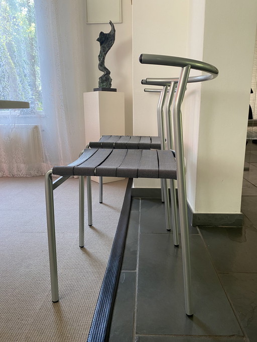 2x Café Chairs By Philippe Starck