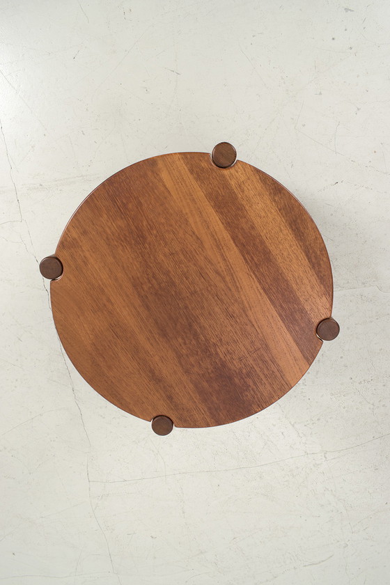 Image 1 of Vintage Deense teak trolly