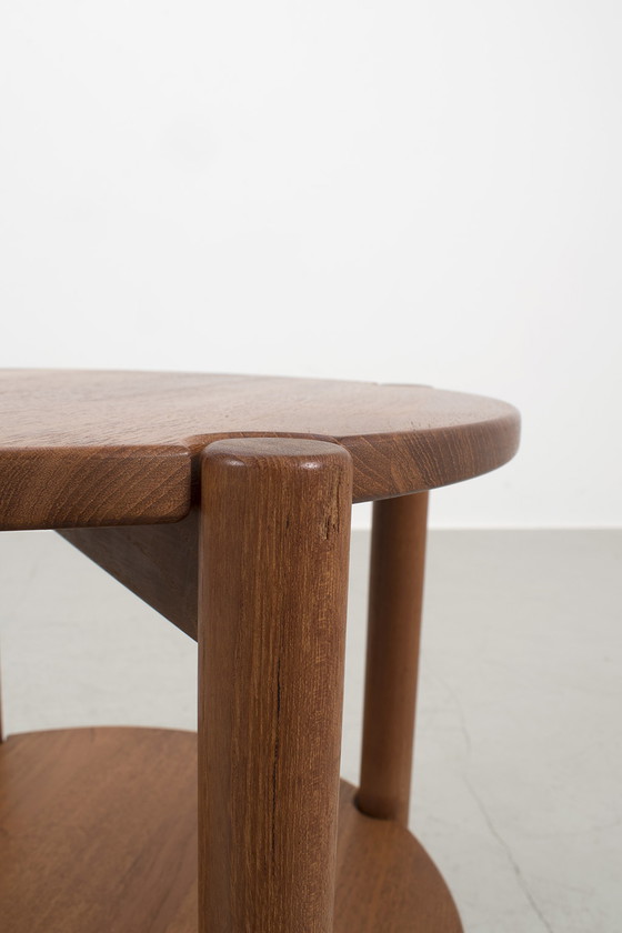 Image 1 of Vintage Deense teak trolly