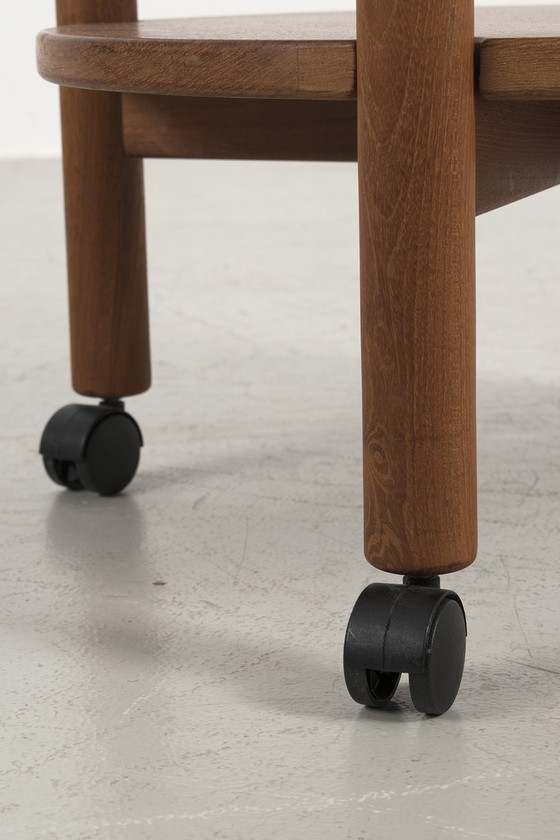 Image 1 of Vintage Deense teak trolly