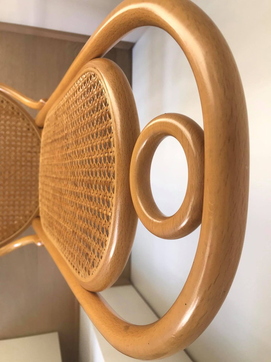Image 1 of 10 Vintage Thonet stoelen: Thonet 207R 'Lange Jan'