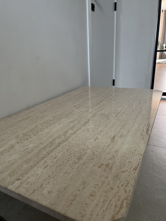 Image 1 of Vintage Travertin salontafel