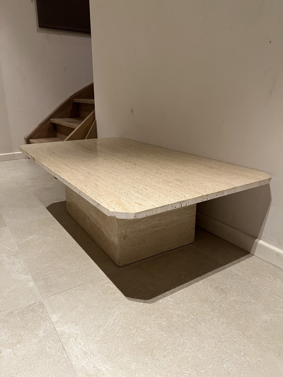 Image 1 of Vintage Travertin salontafel