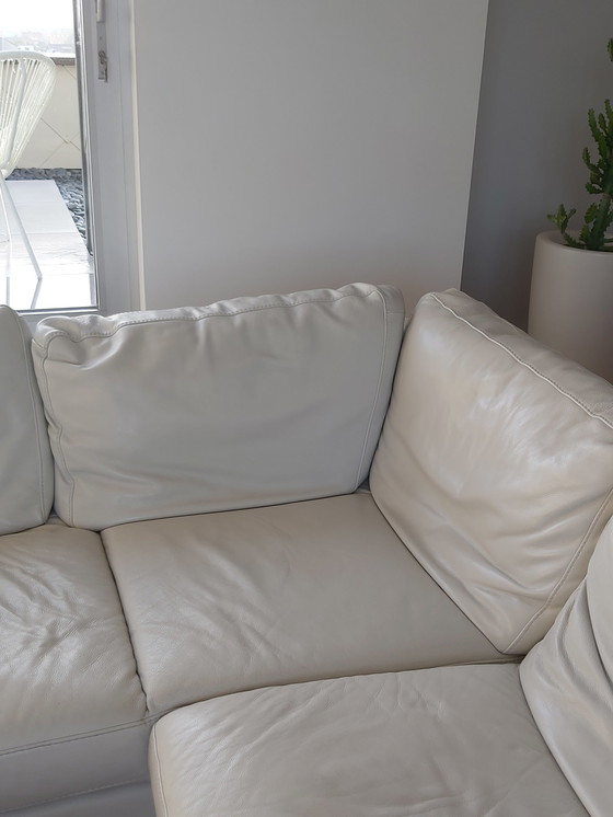 Image 1 of Natuzzi hoekbank leder