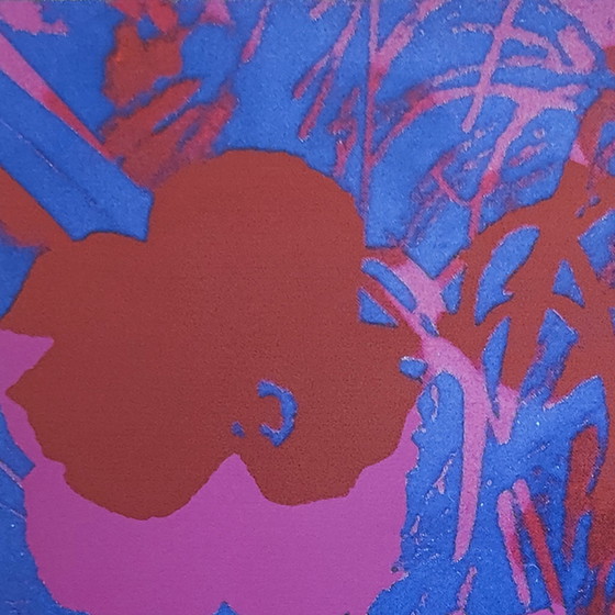 Image 1 of Andy Warhol - Bloemenlitho