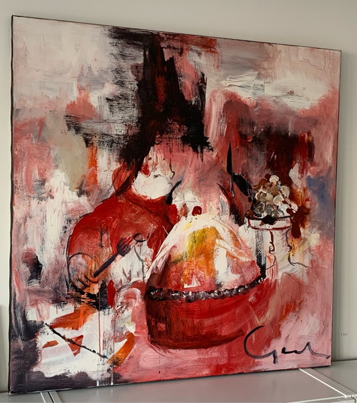 Gerdien Duijsens-Kroezen – Gerdine Duijssens, schilderijen tekeningen, Canvas, Other, Abstract (photo 2 of 5)