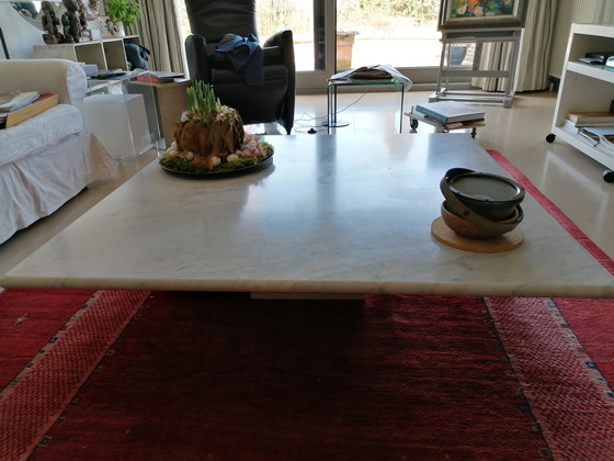 Image 1 of Vintage Carrara marmeren salontafel