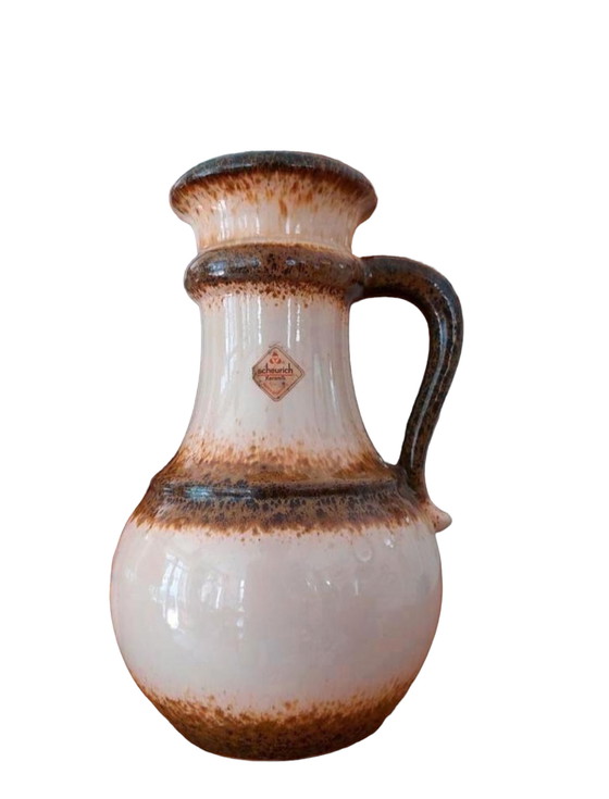 Image 1 of Scheurich West Germany Oorvaas Vaas Keramiek Vintage 