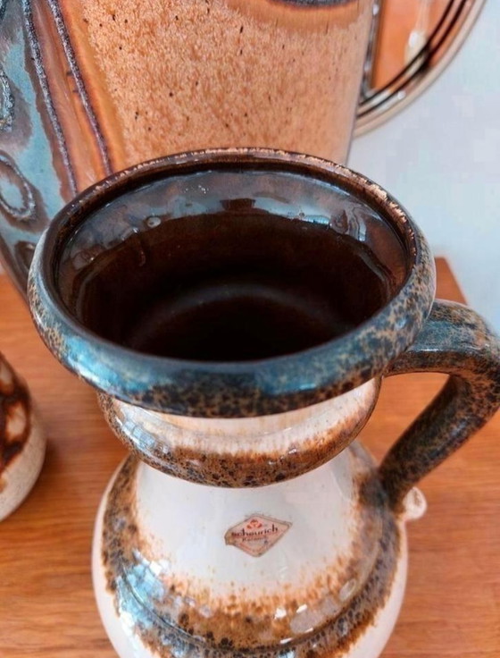 Image 1 of Scheurich West Germany Oorvaas Vaas Keramiek Vintage 