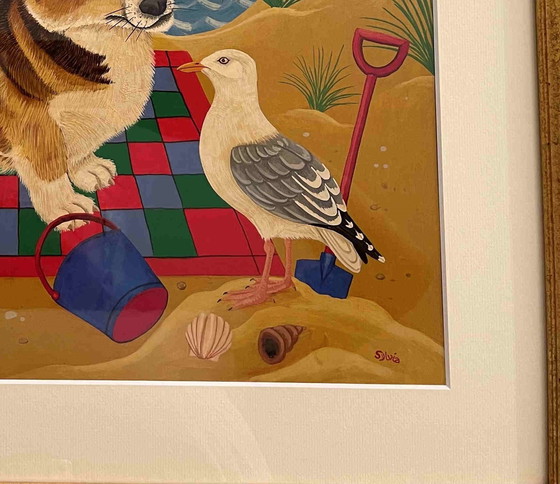 Image 1 of Sylvia Emmons - Gouache Corgi