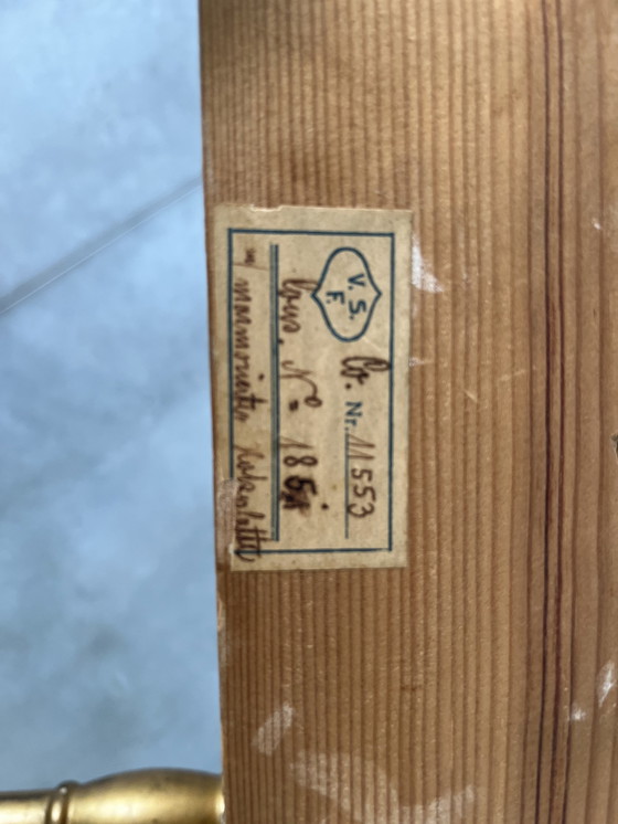 Image 1 of Vintage side table met spiegel