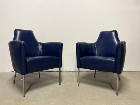 Image 1 of 2 Bert plantagie Lounge E Stoelen Blauw