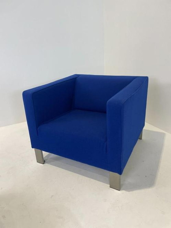 Image 1 of Gerard van den Berg fauteuil en poef