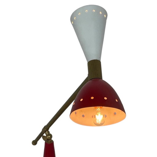 Diabolo bureaulamp met marmeren voet