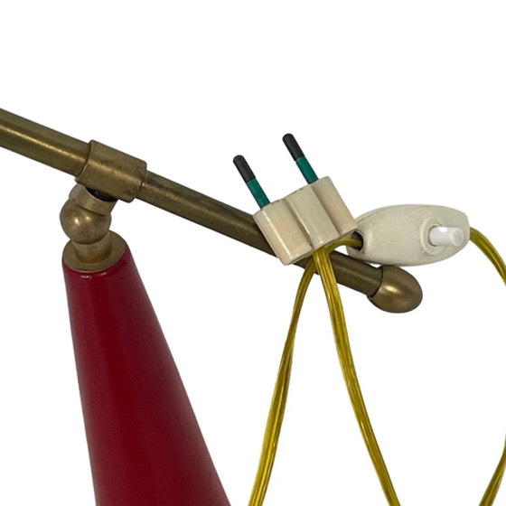 Image 1 of Diabolo bureaulamp met marmeren voet