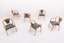 6x Asger Jensen design stoel