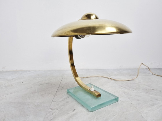 Image 1 of Vintage messing bureaulamp