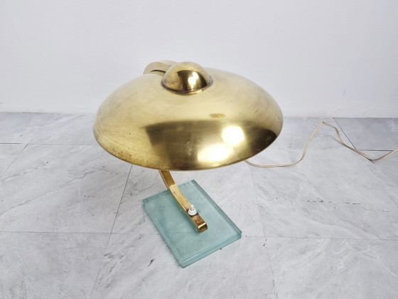 Image 1 of Vintage messing bureaulamp