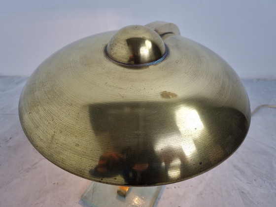 Image 1 of Vintage messing bureaulamp