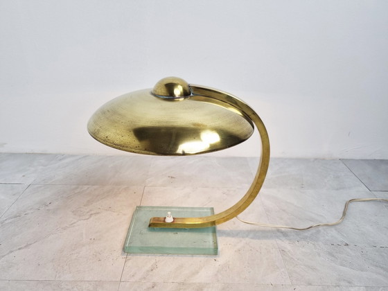 Image 1 of Vintage messing bureaulamp