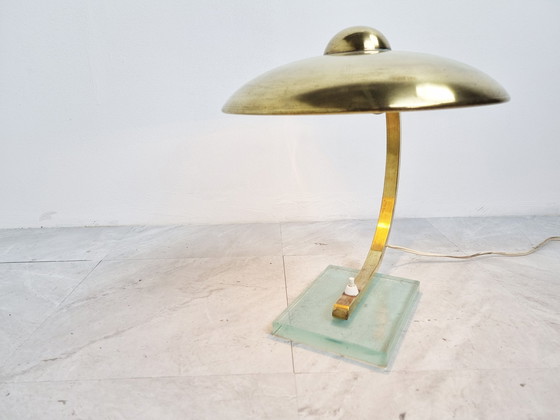 Image 1 of Vintage messing bureaulamp