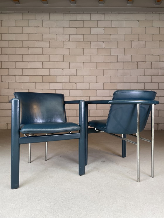 Image 1 of 2X Leolux Cachucha Dining Chair By Hugo De Ruiter