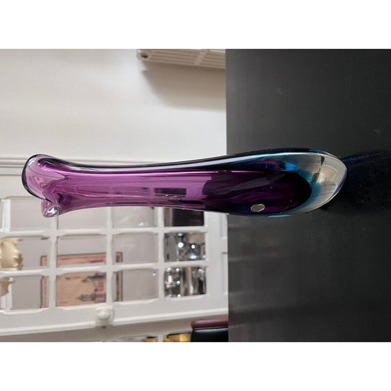 Image 1 of Vintage Summerso vaas in Murano glas van Flávio Poli, Italië 1960