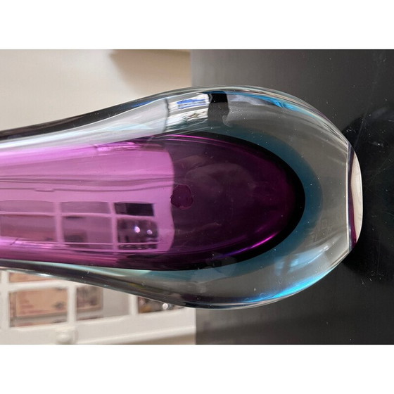 Image 1 of Vintage Summerso vaas in Murano glas van Flávio Poli, Italië 1960