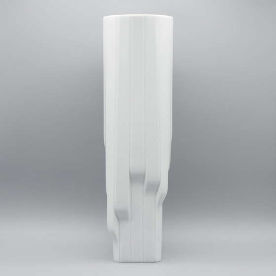 Image 1 of Zaha Hadid Rosenthal Studio-Line Vloervaas Xl 45Cm Porselein Eigentijds Chic