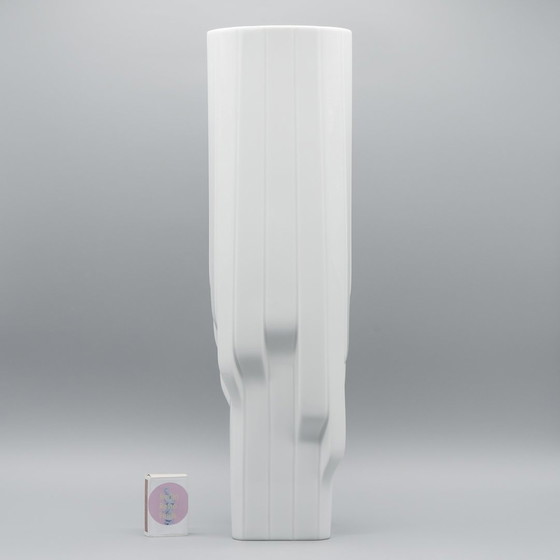 Image 1 of Zaha Hadid Rosenthal Studio-Line Vloervaas Xl 45Cm Porselein Eigentijds Chic