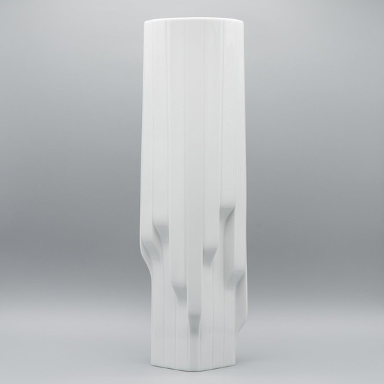 Image 1 of Zaha Hadid Rosenthal Studio-Line Vloervaas Xl 45Cm Porselein Eigentijds Chic