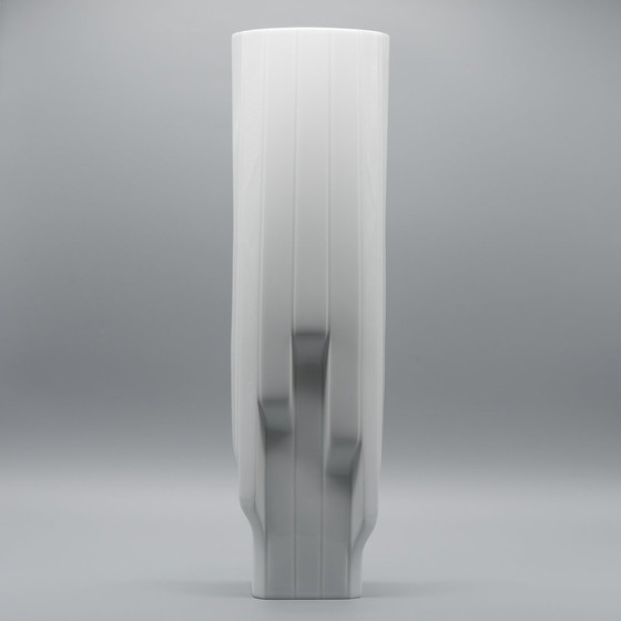 Image 1 of Zaha Hadid Rosenthal Studio-Line Vloervaas Xl 45Cm Porselein Eigentijds Chic