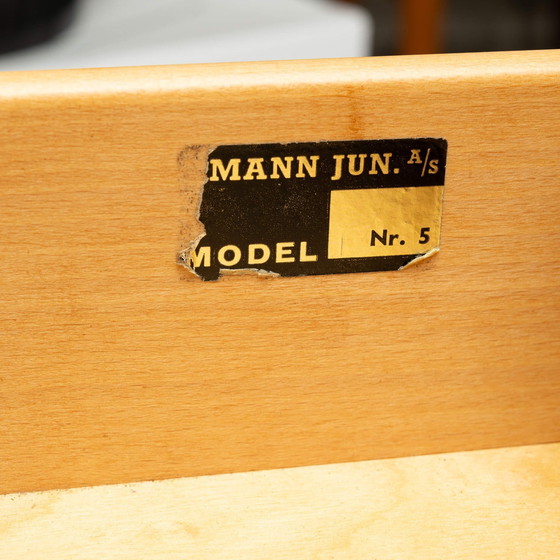 Image 1 of Model No 5 palissander dressoir van Gunni Omann voor Omann Jun Mobelfabrik, 1960S