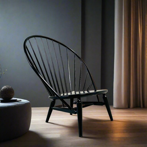 Fauteuil "Bågen" Sven Engström & Gunnar Myrstrand Voor Nässjö Stolfabrik Zweden
