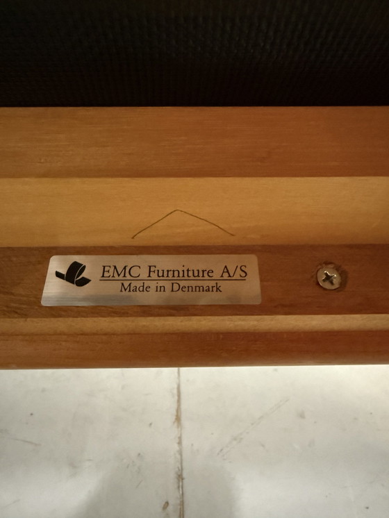 Image 1 of Emc Furniture Teak Fauteuil &Voetenbank Denemarken 1970'S