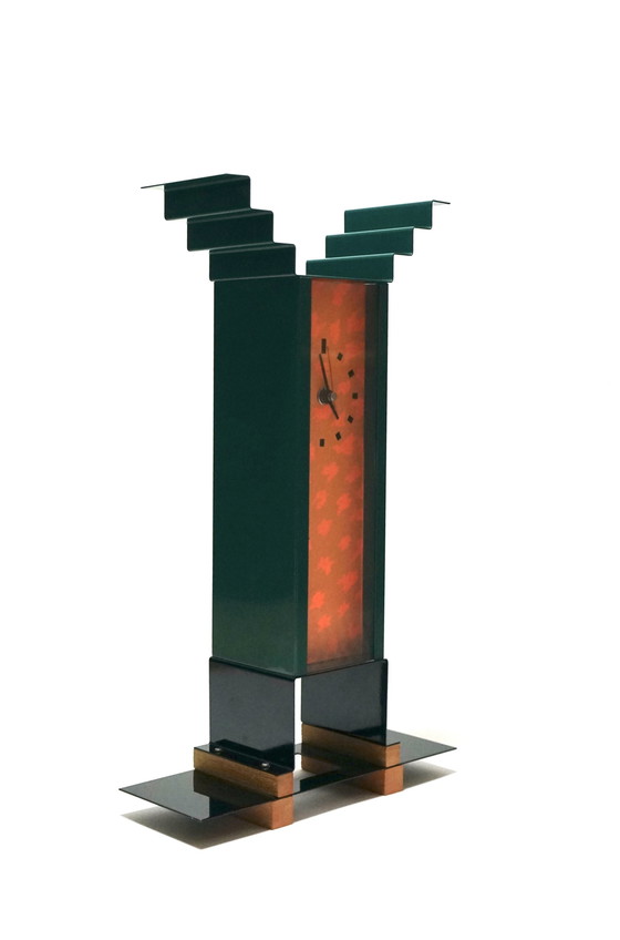 Image 1 of Oppenheimer Klok Door George Sowden Voor Memphis, 1983