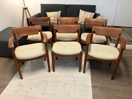 6x Glostrup stoelen