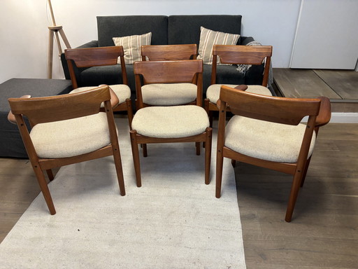 6x Glostrup stoelen