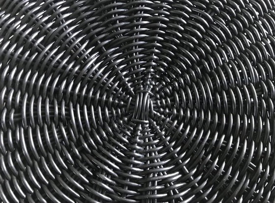 Image 1 of Hocker - Ottoman Scandinavian Design Vintage 1990s