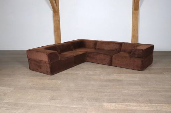 Image 1 of Cor Trio Modulaire Sofa In Bruin Teddy Van Team Form Ag, 1970S