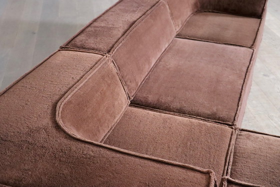 Image 1 of Cor Trio Modulaire Sofa In Bruin Teddy Van Team Form Ag, 1970S