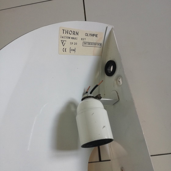 Image 1 of Messing halve maan wandlamp 40 cm