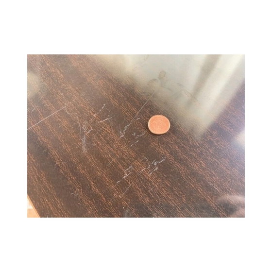 Image 1 of Vintage Formica & Metalen Bijzettafel T.V. Stand 1960