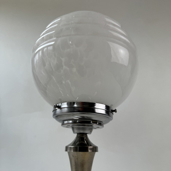 Image 1 of Antieke staande lamp Verre De Clichy Vintage