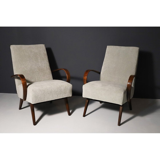 Image 1 of Paar mid century fauteuils van Jaroslav Šmídek, jaren 1960