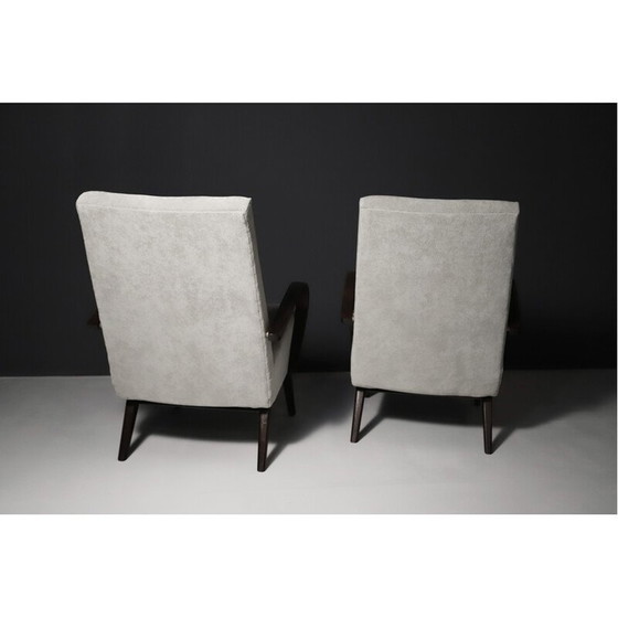 Image 1 of Paar mid century fauteuils van Jaroslav Šmídek, jaren 1960