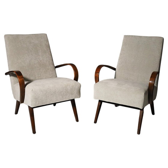 Image 1 of Paar mid century fauteuils van Jaroslav Šmídek, jaren 1960