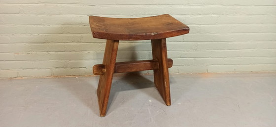 Image 1 of Vintage Japanse stijl kruk, Japandi