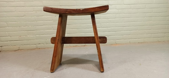 Image 1 of Vintage Japanse stijl kruk, Japandi