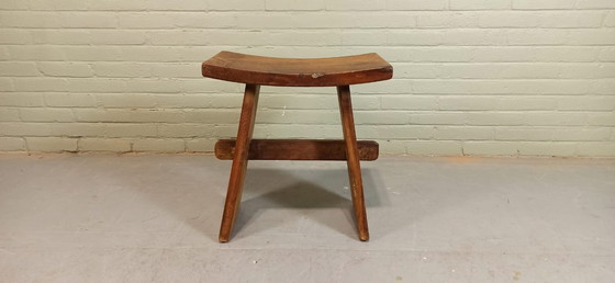 Image 1 of Vintage Japanse stijl kruk, Japandi